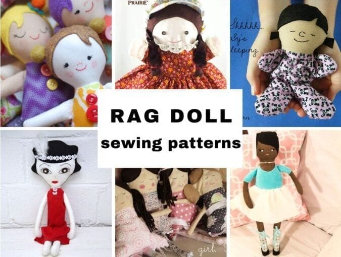 10+ Free Rag Doll Patterns To Sew Today Hello Sewing