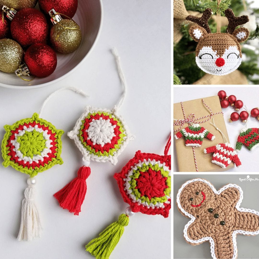 10 Christmas Ornament Free Crochet Patterns Blog