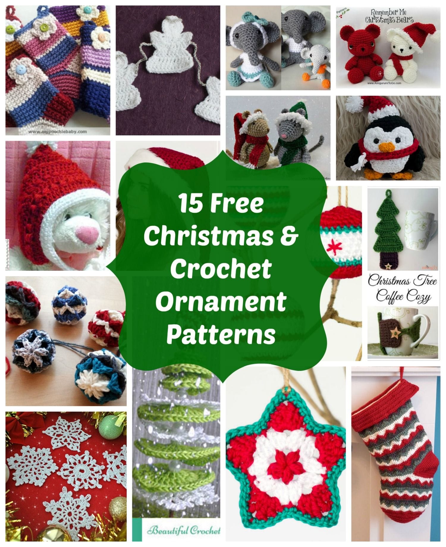 Free Printable Crochet Christmas Ornament Patterns