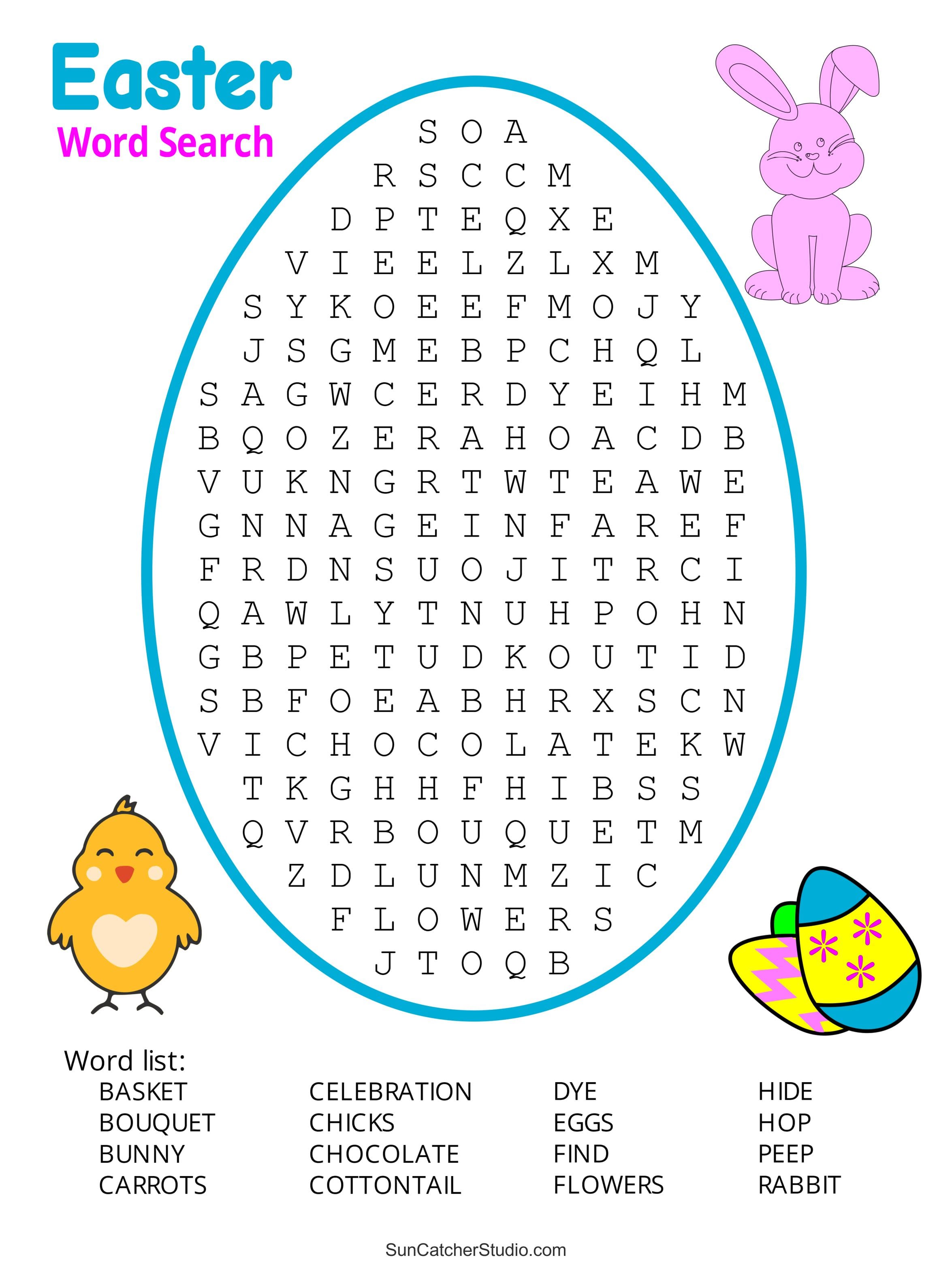 Easter Puzzles Printable