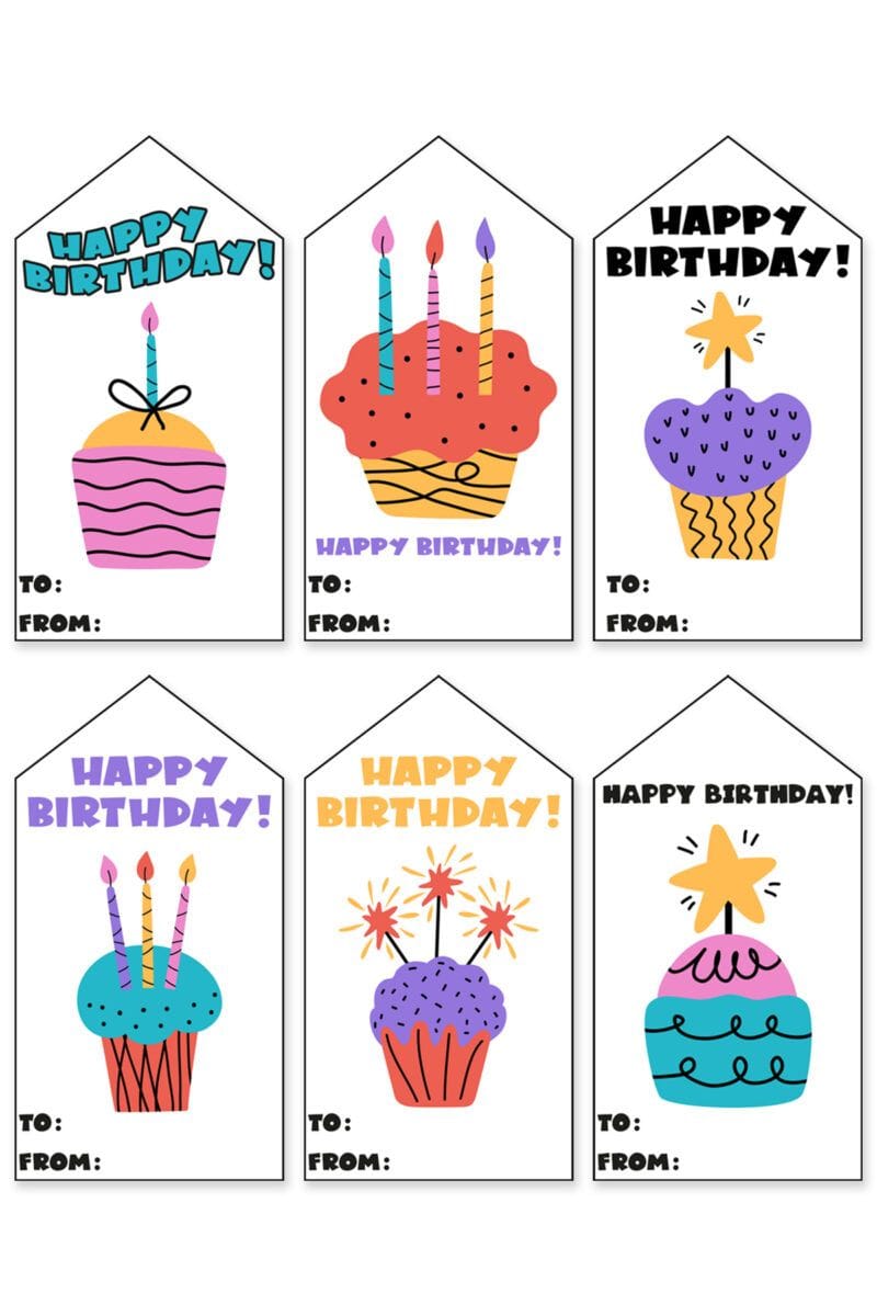 FREE Printable Birthday Gift Tags