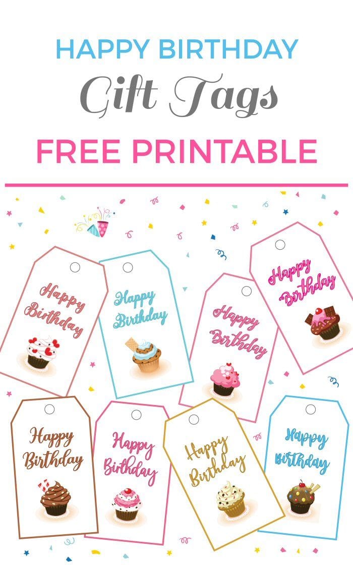 Free Printable Birthday Gift Tags