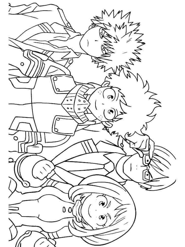 My Hero Academia coloring pages