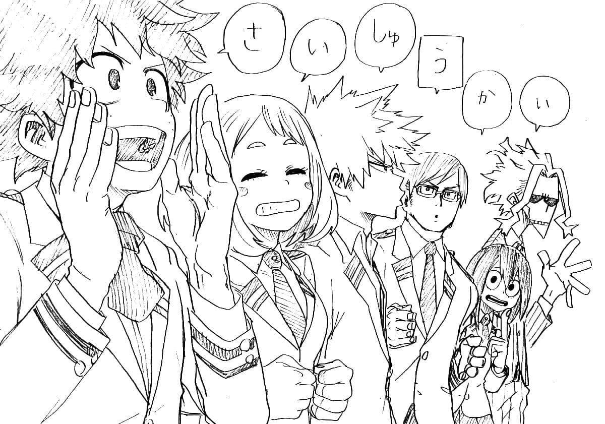 My Hero Academia Coloring Pages