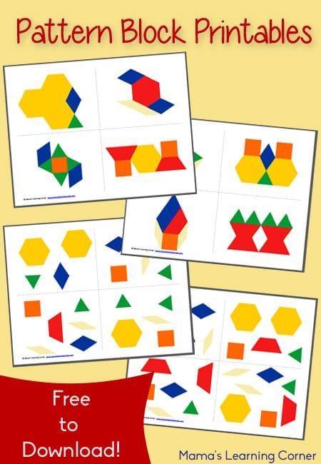 Pattern Blocks Printables Free Pdf