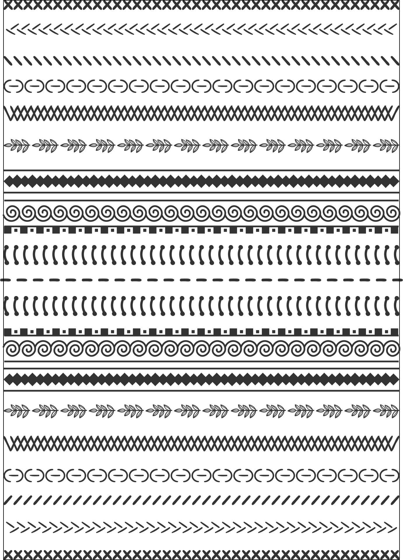 Free printable primitive embroidery patterns