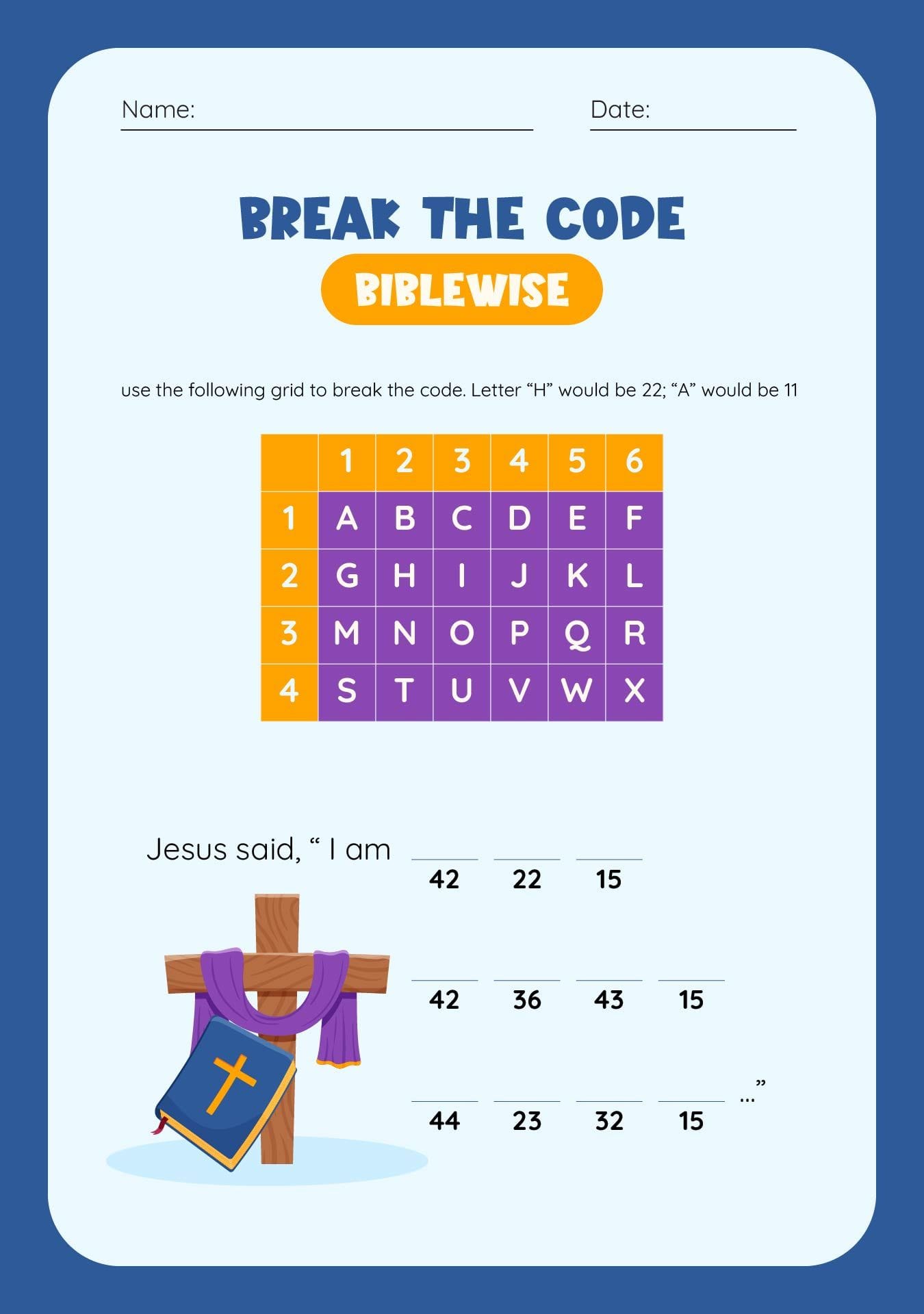 Kids Bible Word Search Printable Free