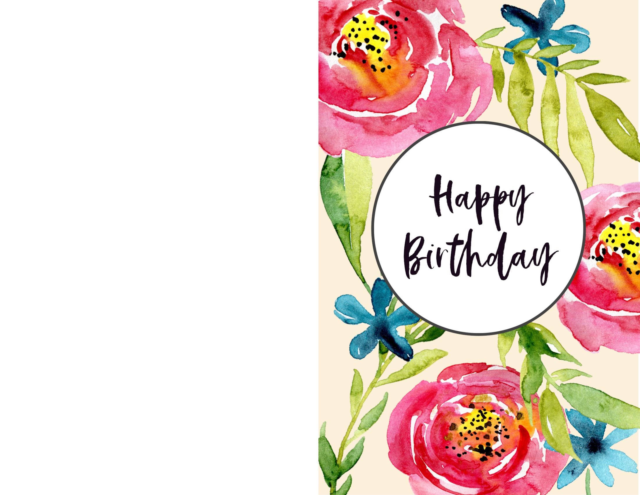 free printable birthday cards for adults in different style