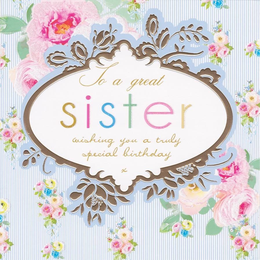 Printable Birthday Cards Sister