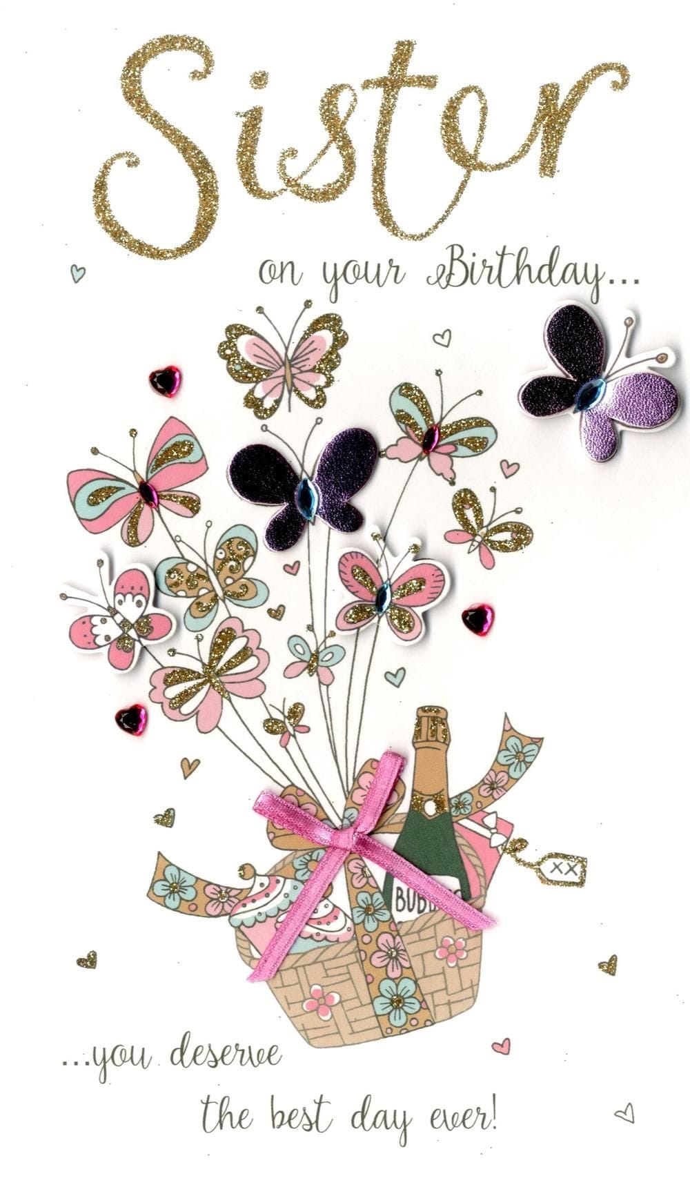 Free Printable Birthday Sister Cards