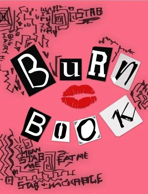 Printable Burn Book