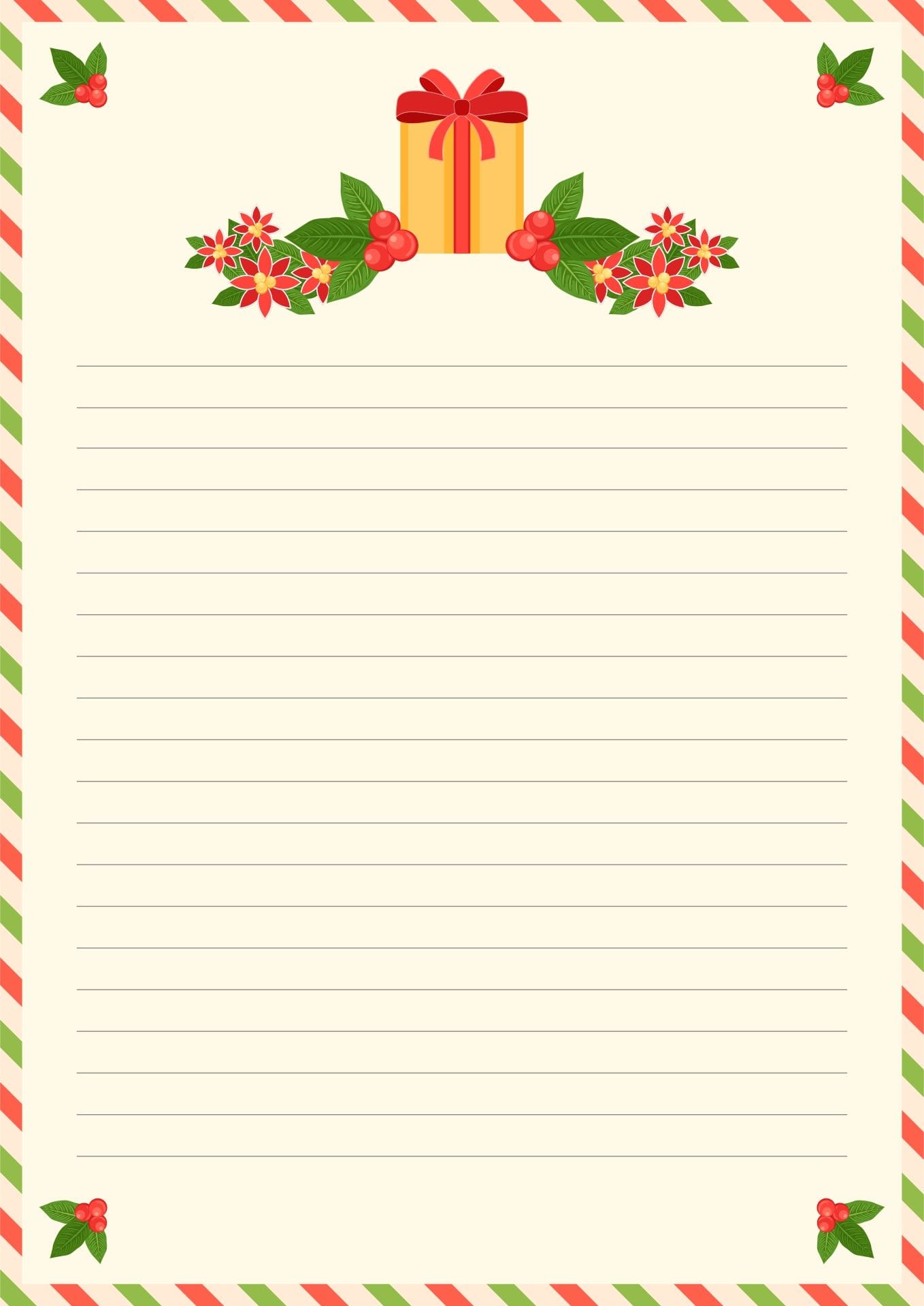 Holiday Letterhead Paper