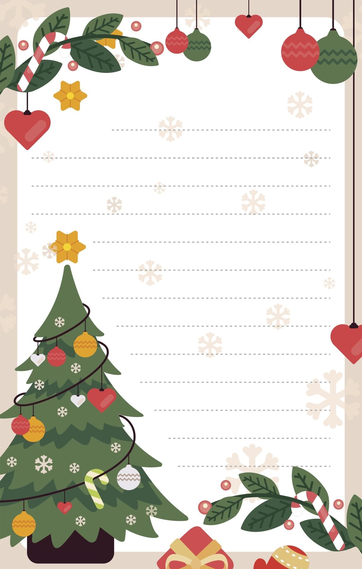 Holiday Letterhead Paper