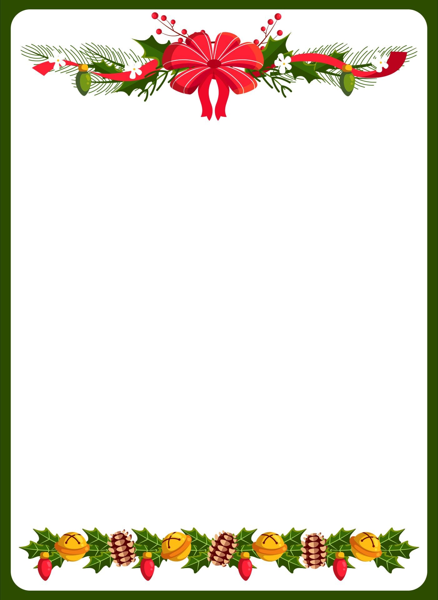 Holiday Letterhead Paper