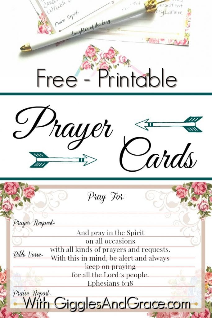 10 Encouraging Unisex Printable Prayer Cards C1 INSTANT