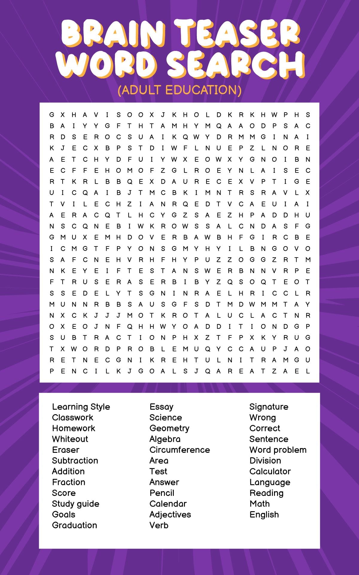 Free Printable Brain Teaser Puzzles