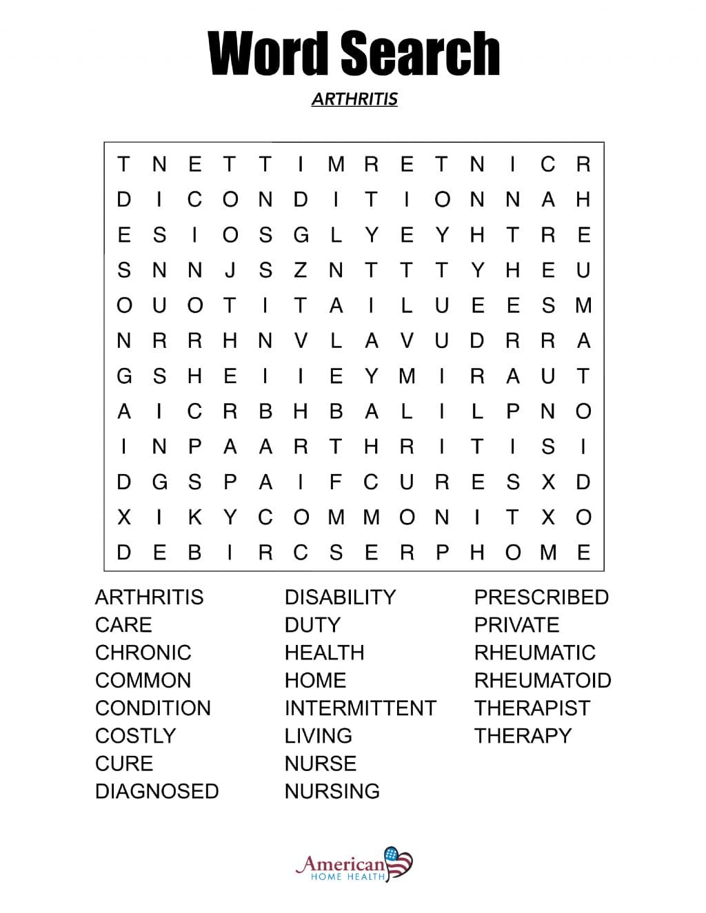 Printable Word Search Puzzles For Adults Hard