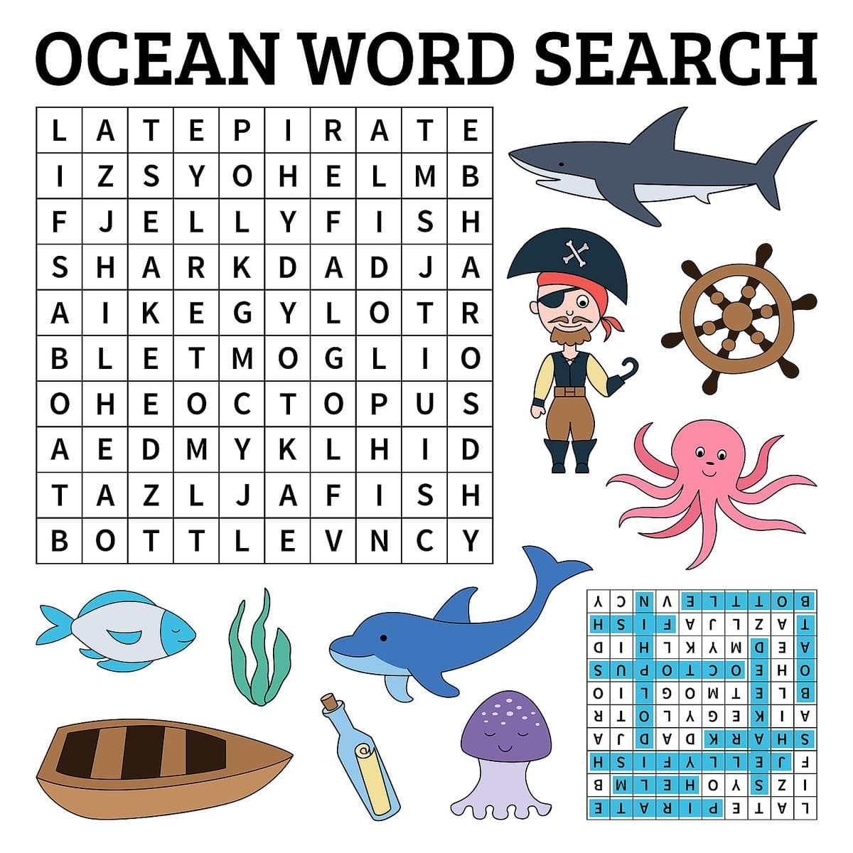 School Word Search Puzzles