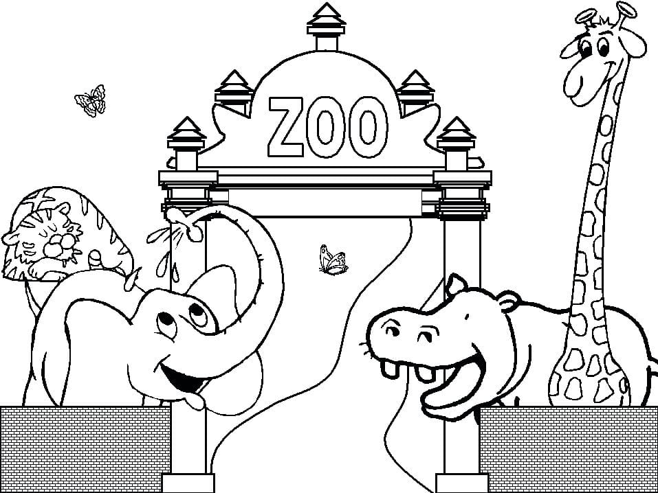 The Best Fun Free Zoo Animal Coloring Pages