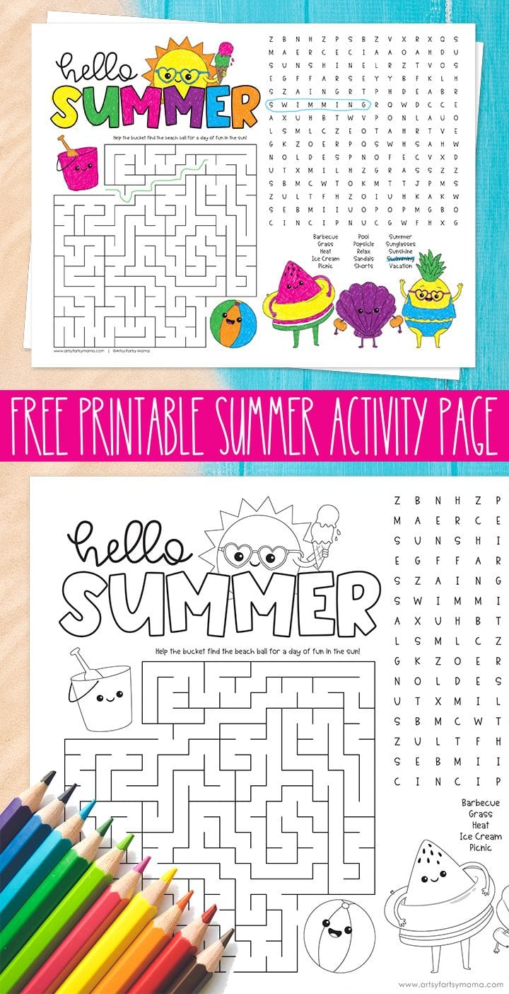 Summer Party Free Printables