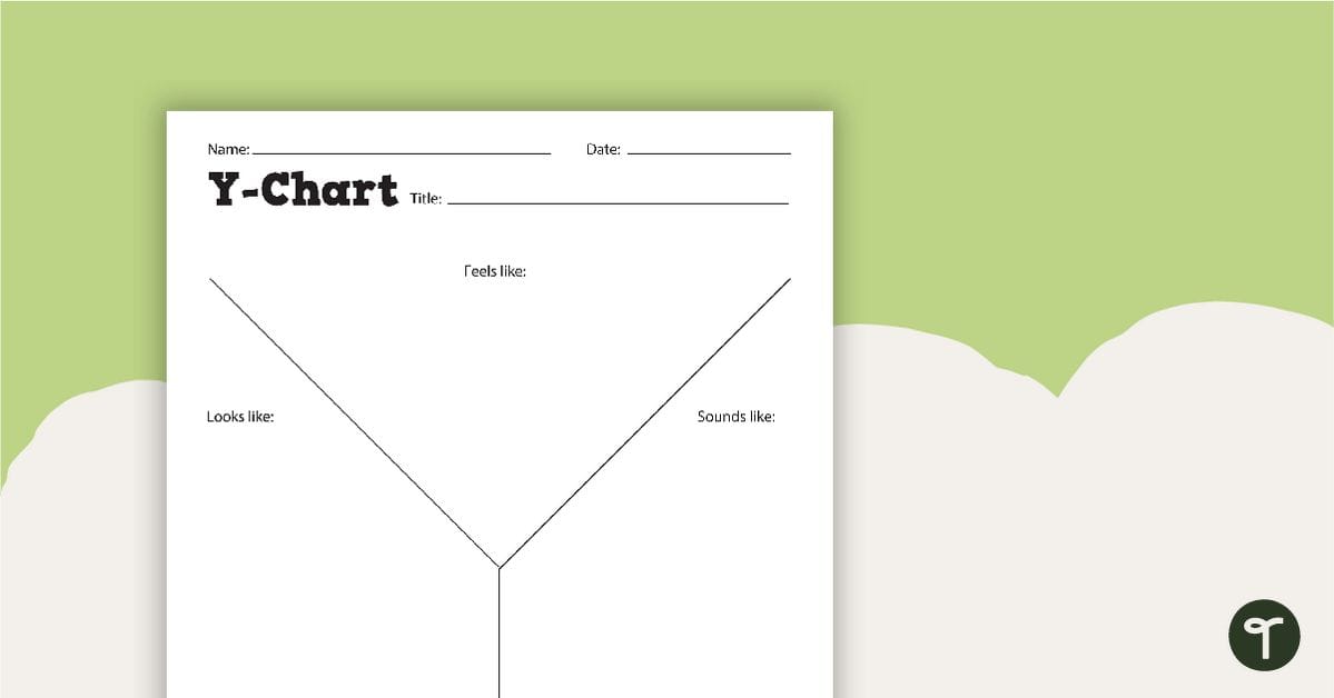 KS2 Y Chart Template (teacher made)