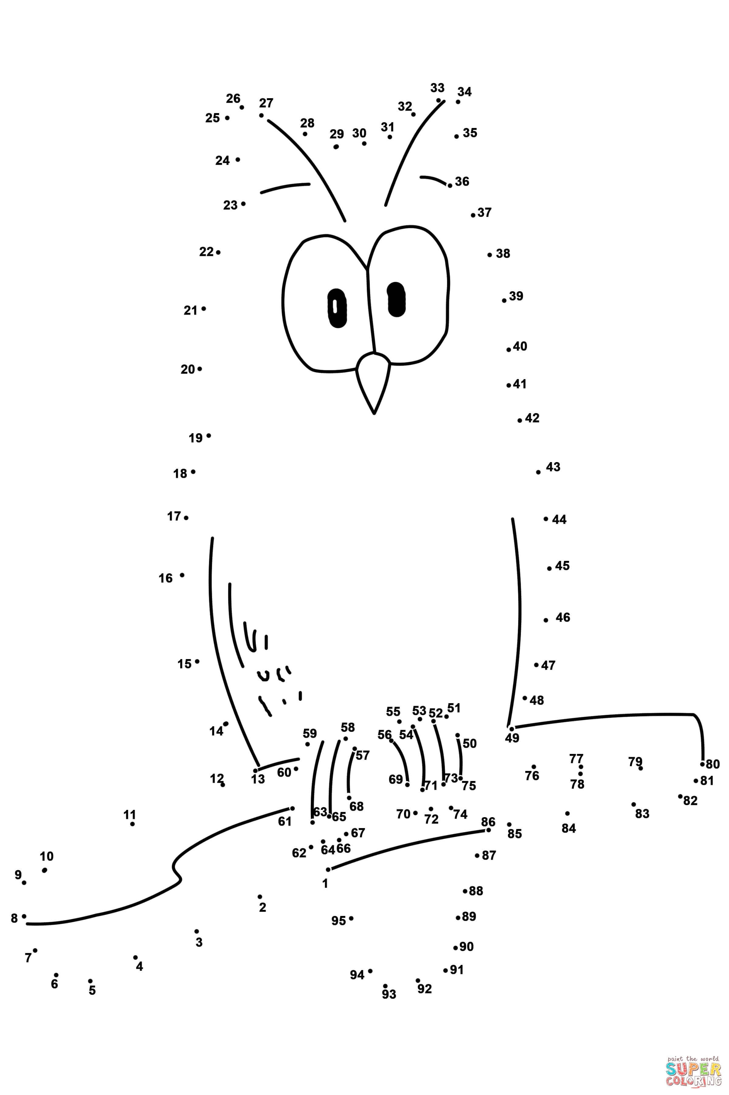 Printable Connect The Dot Sheets