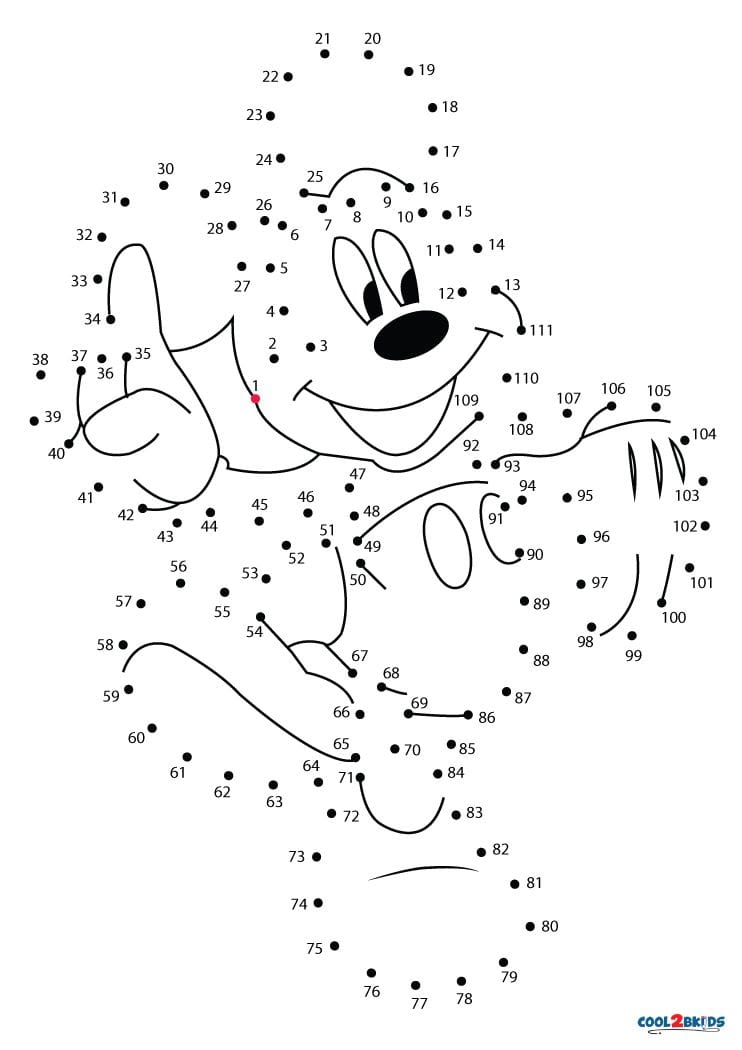 Printable Dot To Dot To 100