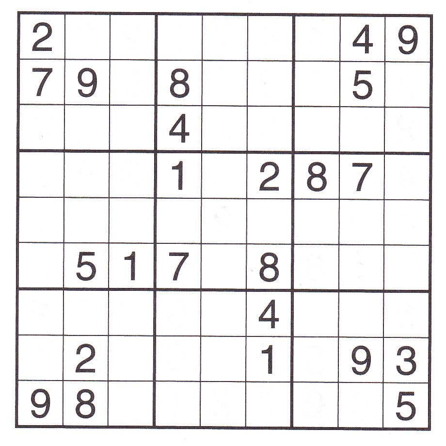 Free Printable 16X16 Sudoku Puzzles