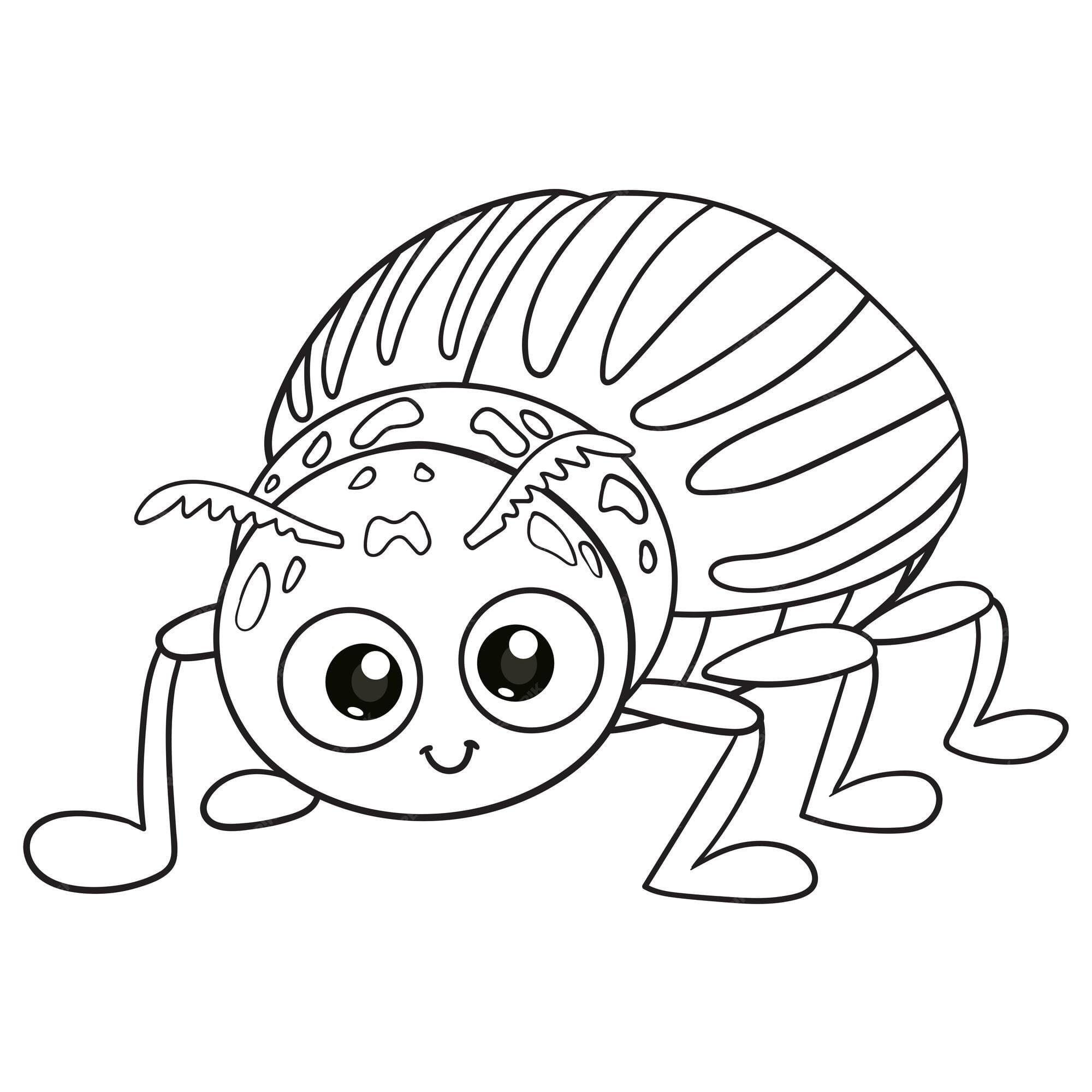 Cute Bug Coloring Pages