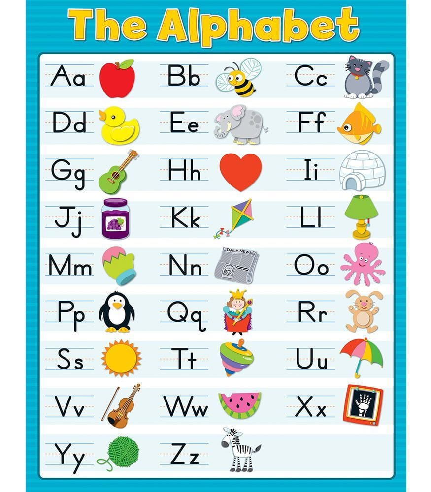 Free Alphabet Chart Printables