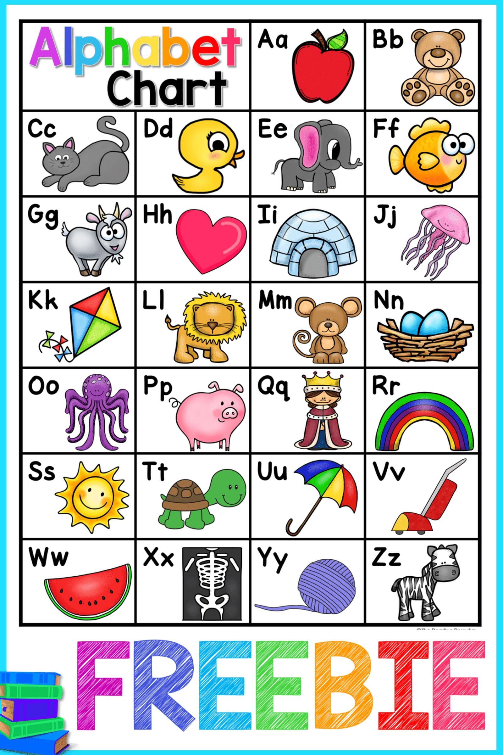 A To Z Chart For Kids