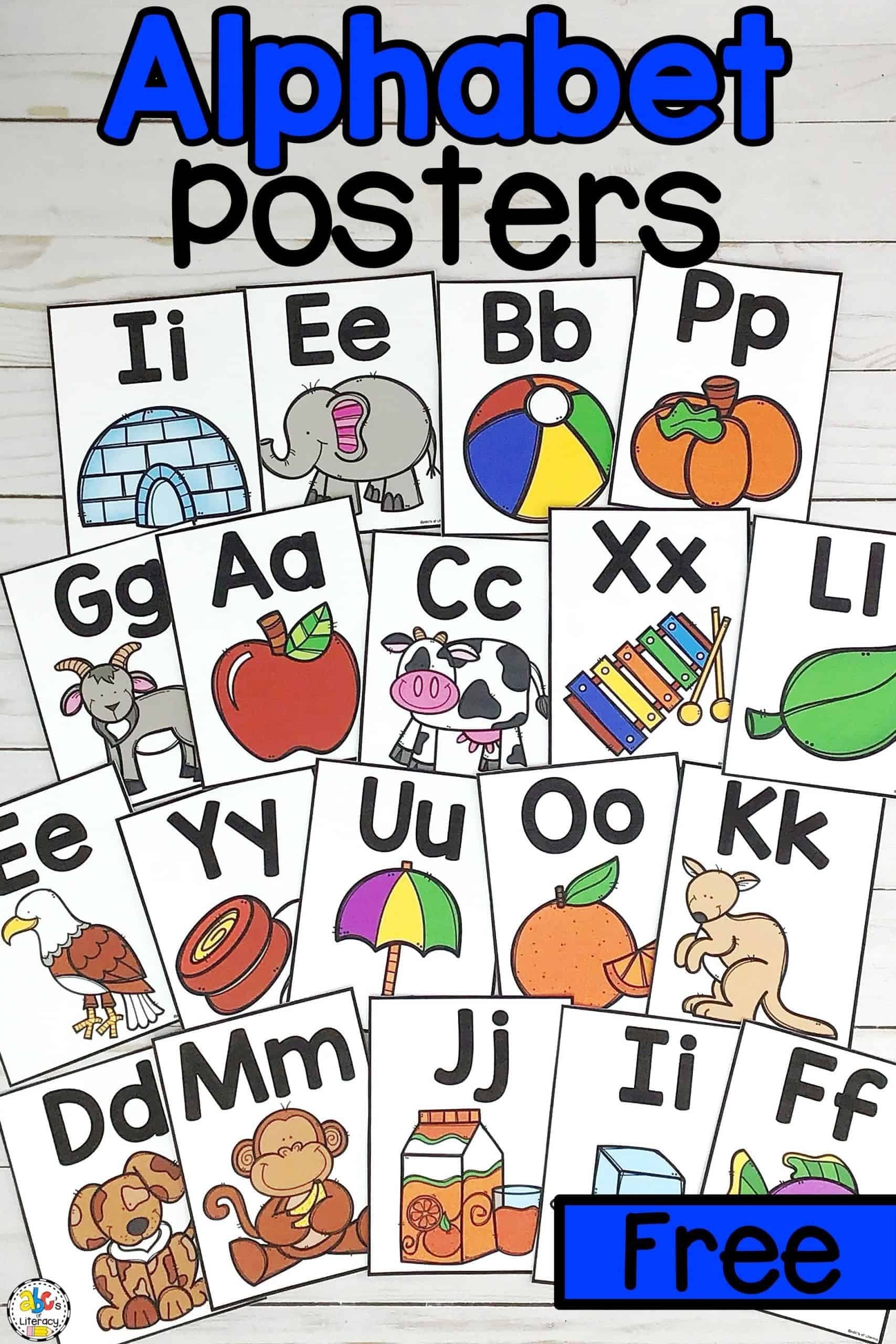 Free Printables For Kindergarten Alphabet