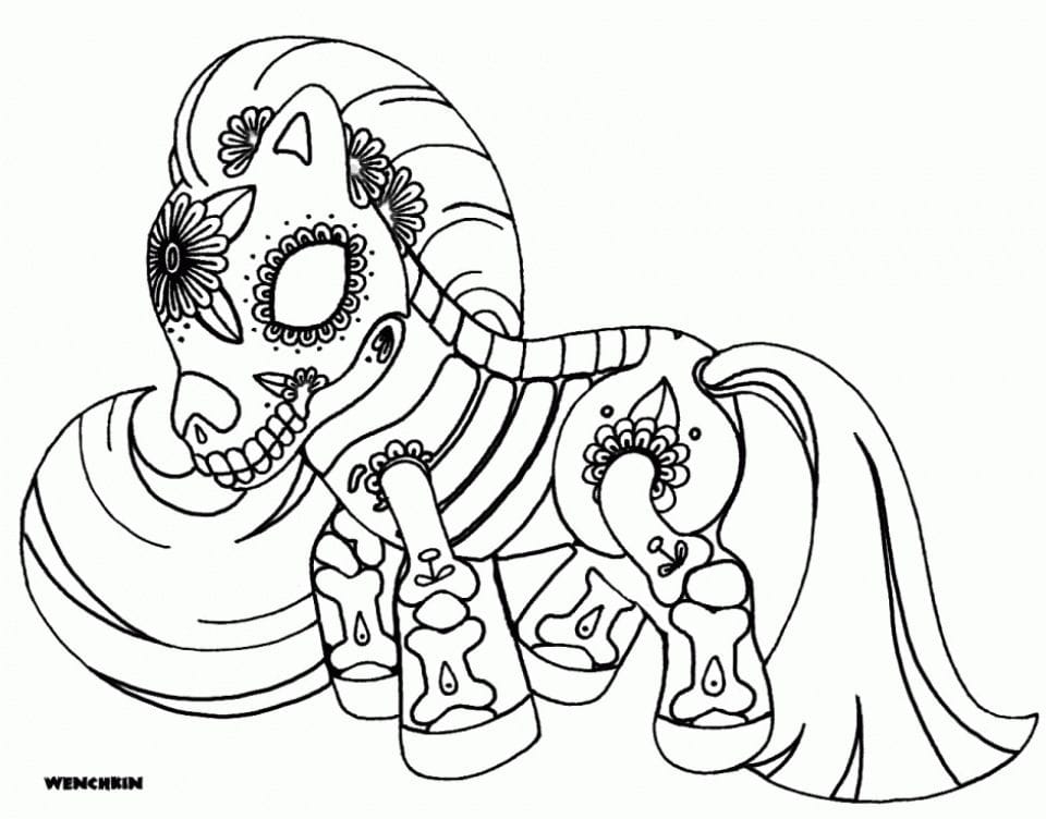 20+ Free Printable Dia De Los Muertos Coloring Pages