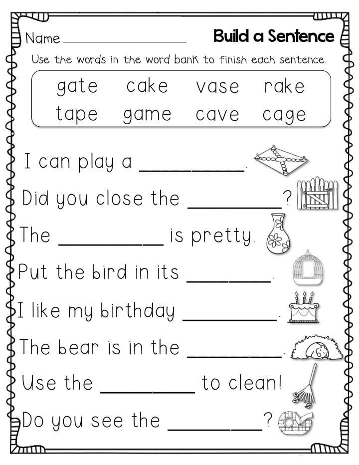 2nd Grade English Worksheets