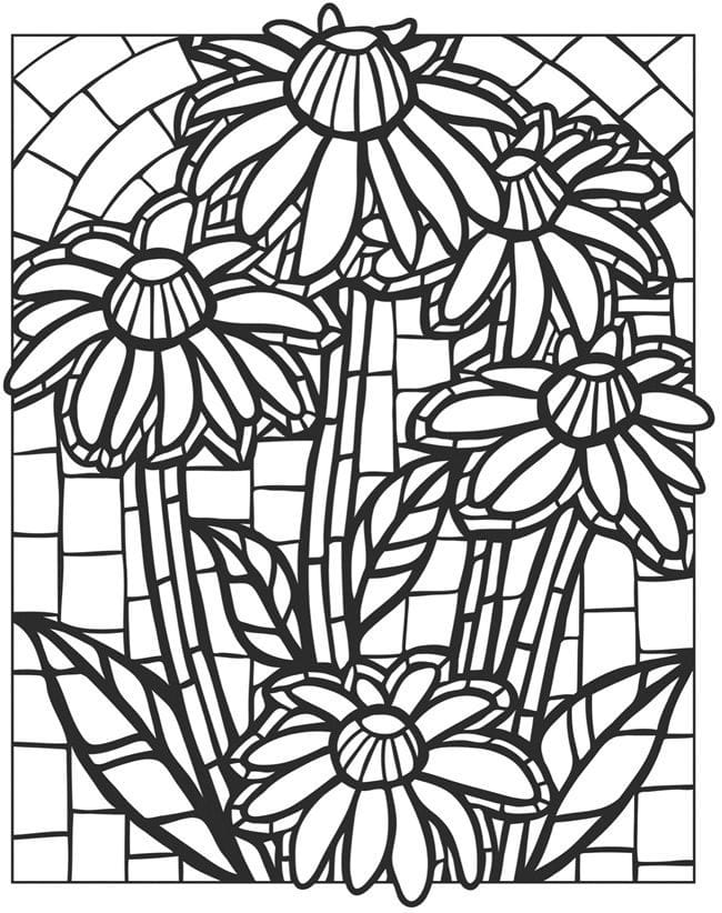 Mosaic Patterns Coloring Pages at GetColorings