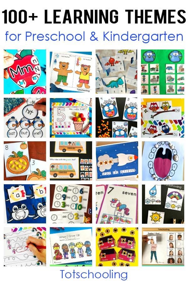 Free Printable Preschool Themes