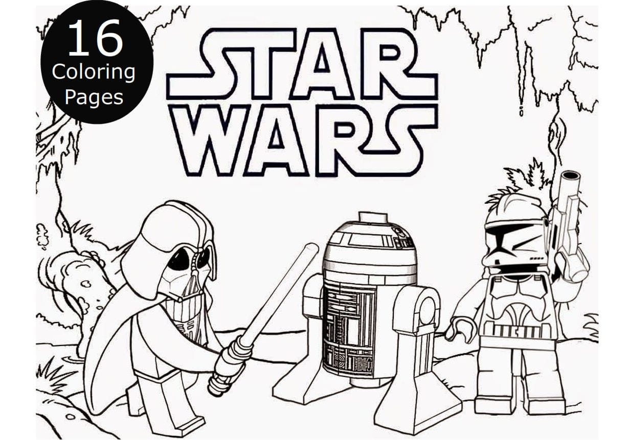 20 Star Wars Coloring Pages: Star Wars All Characters