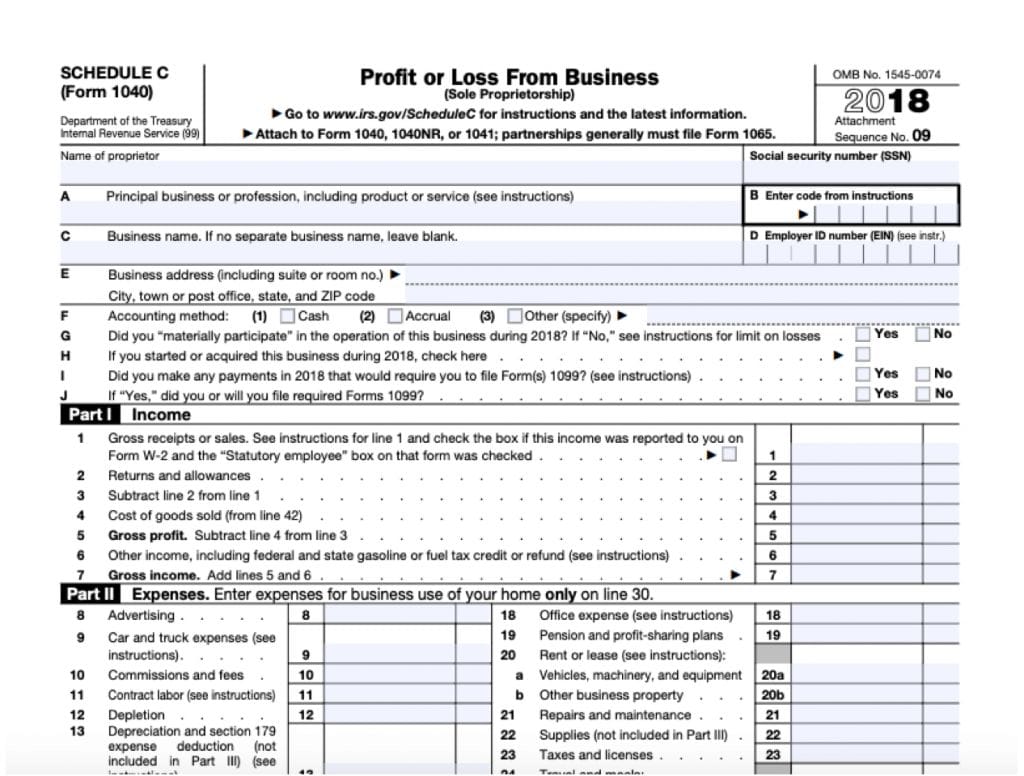 Sample Schedule C Form Examples In PDF Word