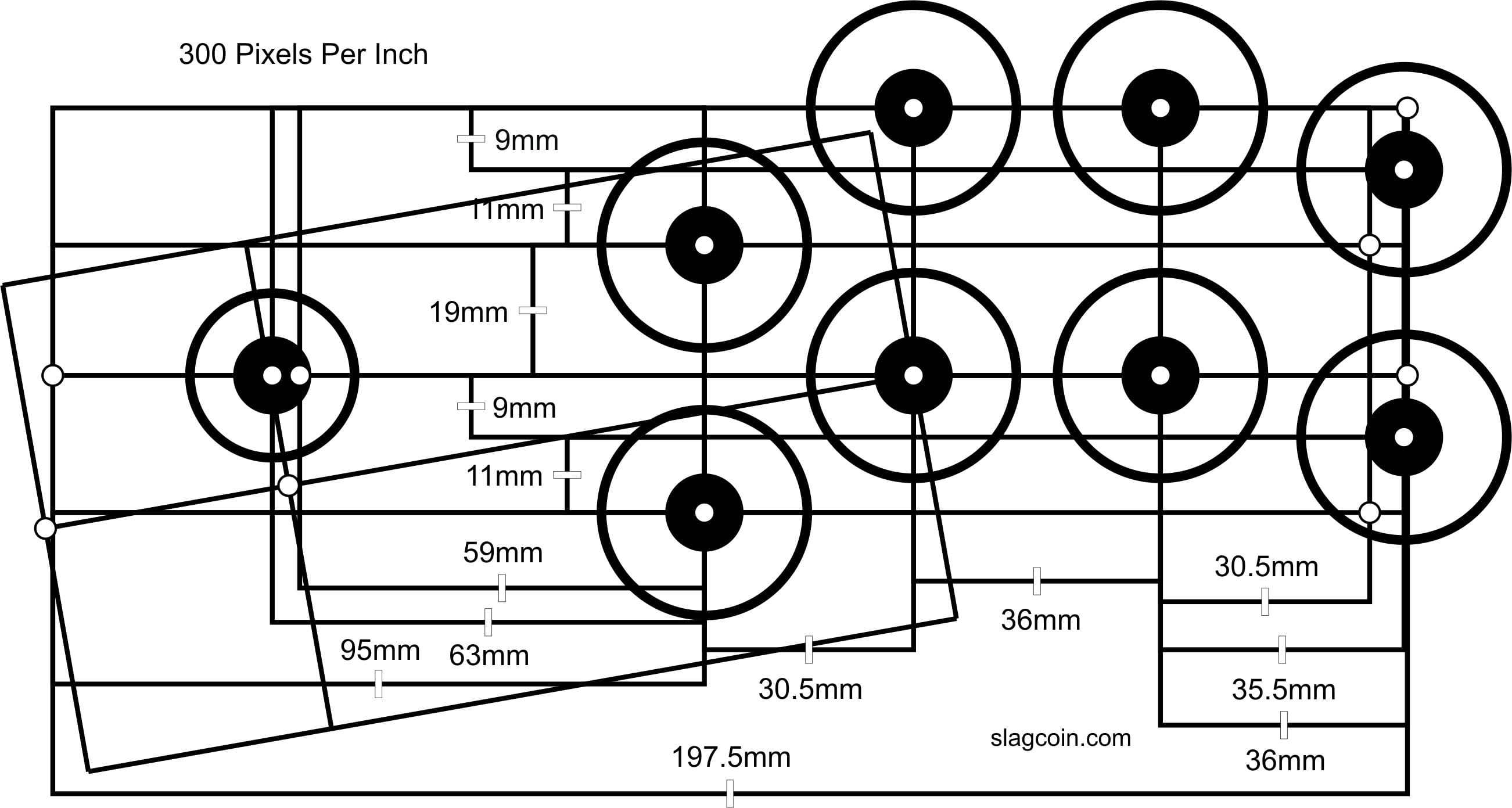 Printable Arcade Button Layout