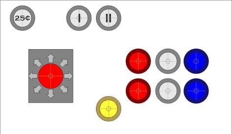 Arcade button layouts