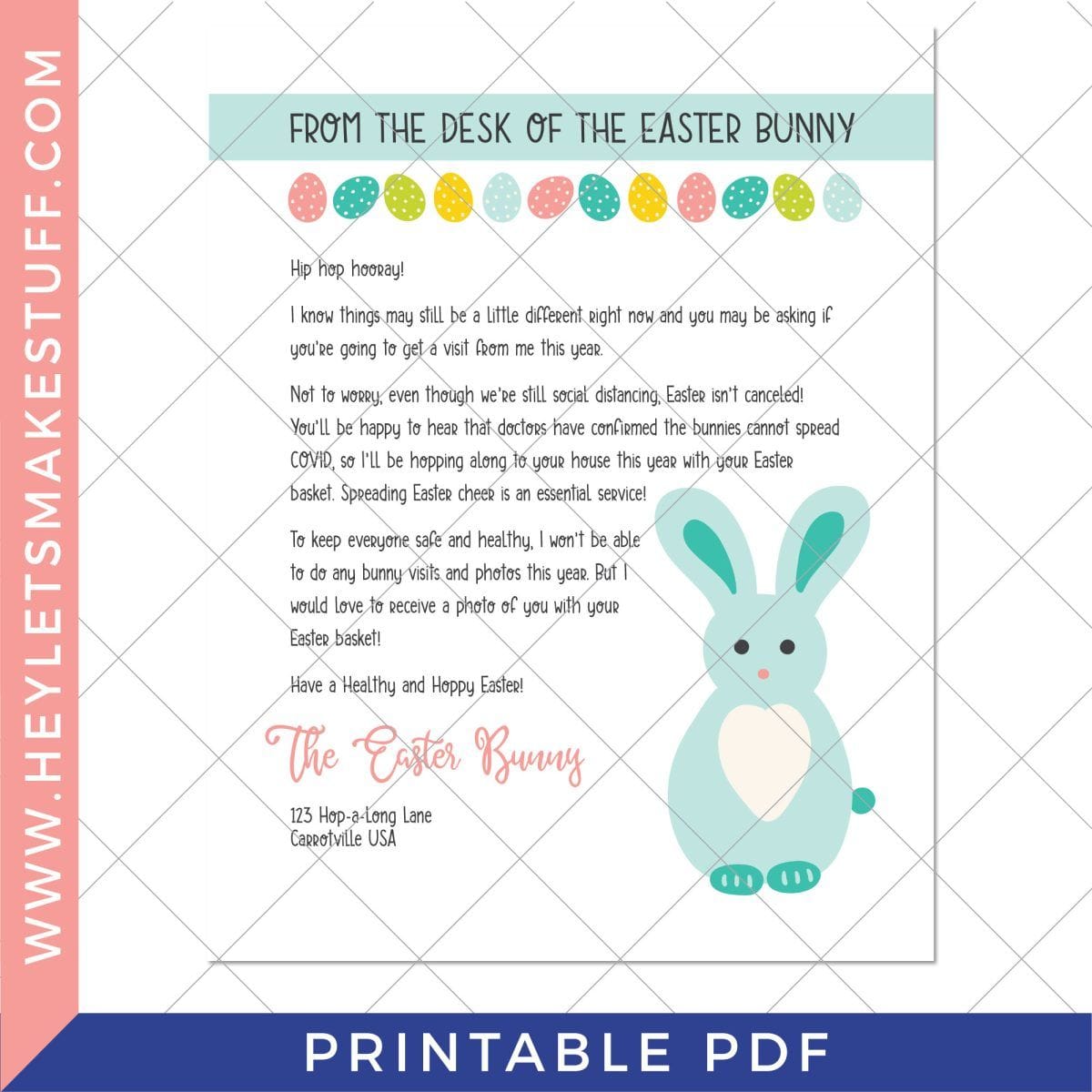 18+ Easter Bunny Letter Templates