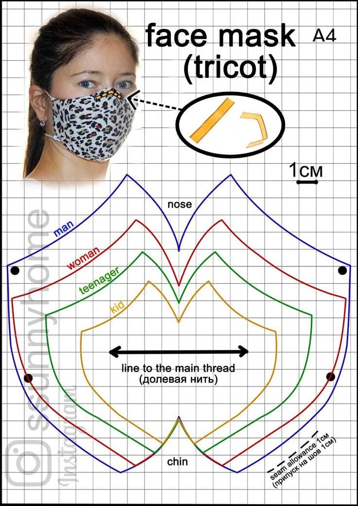 Easy Mask Patterns Printable