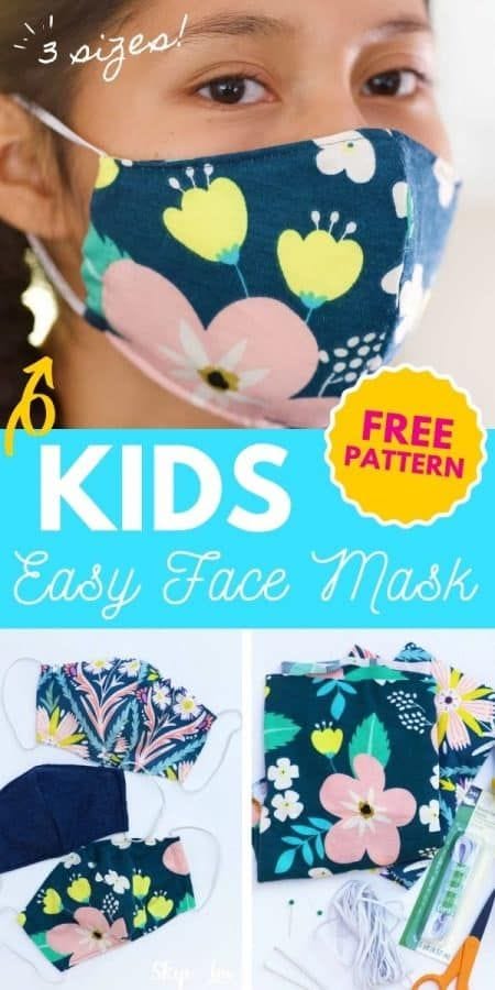 Quick Easy DIY Face Mask {Printable Pattern}