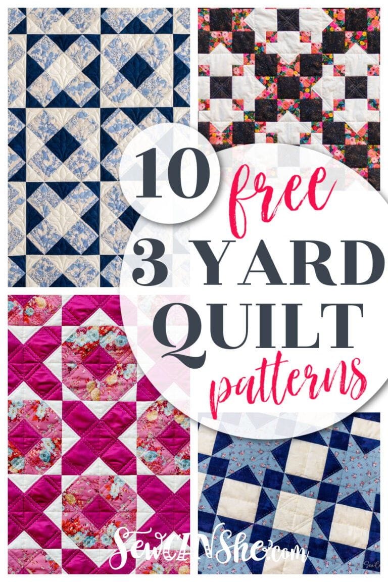 Beginner Quilters! 25 FREE Easy 3