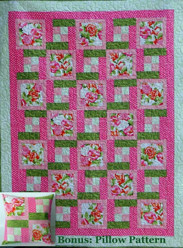 Free 3 Yard Quilt Pattern: XOXO Hugs and Kisses