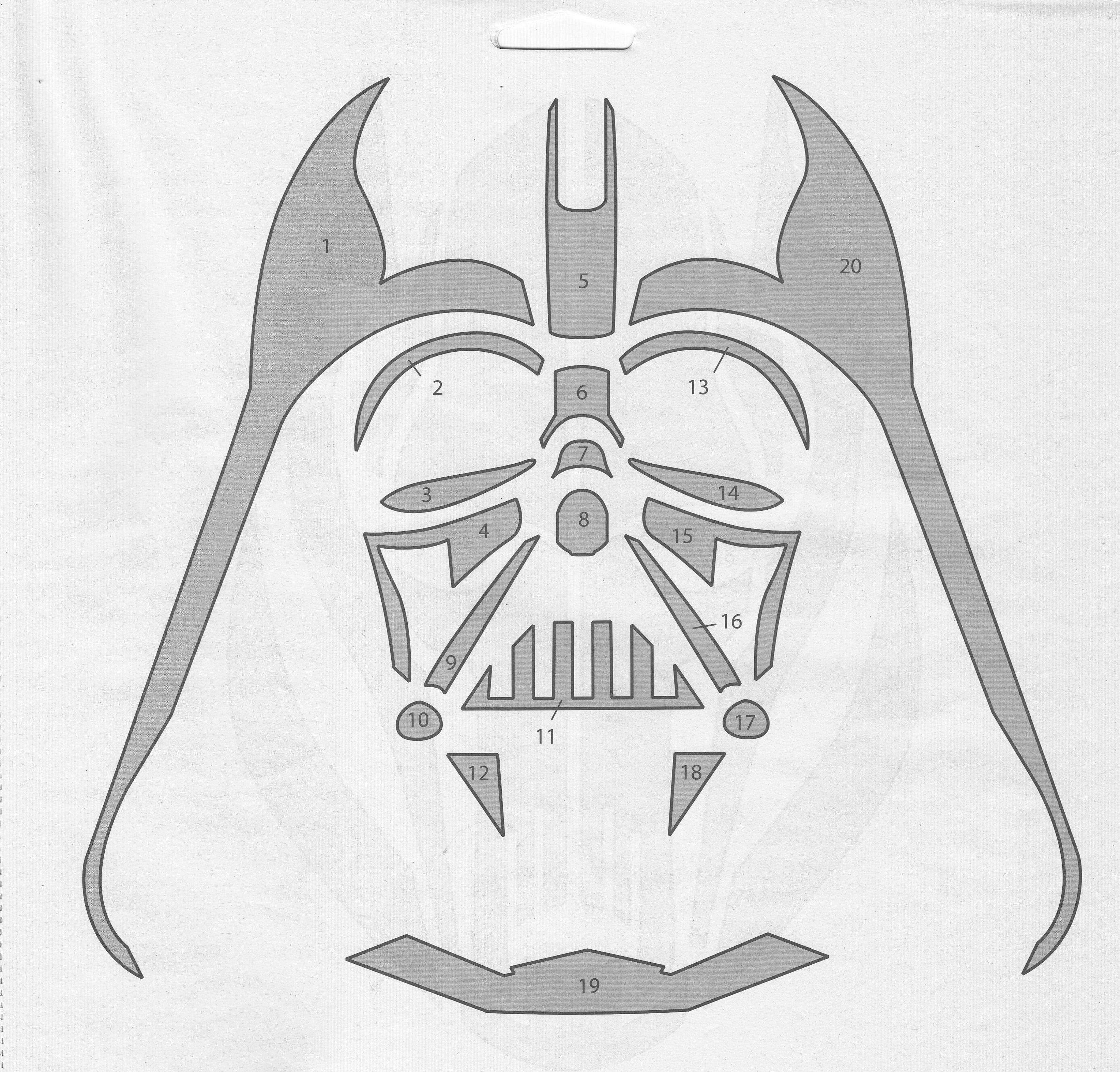 Star Wars: Darth Vader (Free Pumpkin Stencil