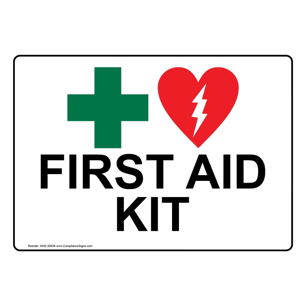 First Aid Kit Printable Sign