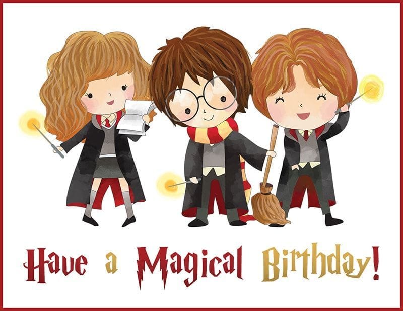 Harry Potter Birthday Card Printable