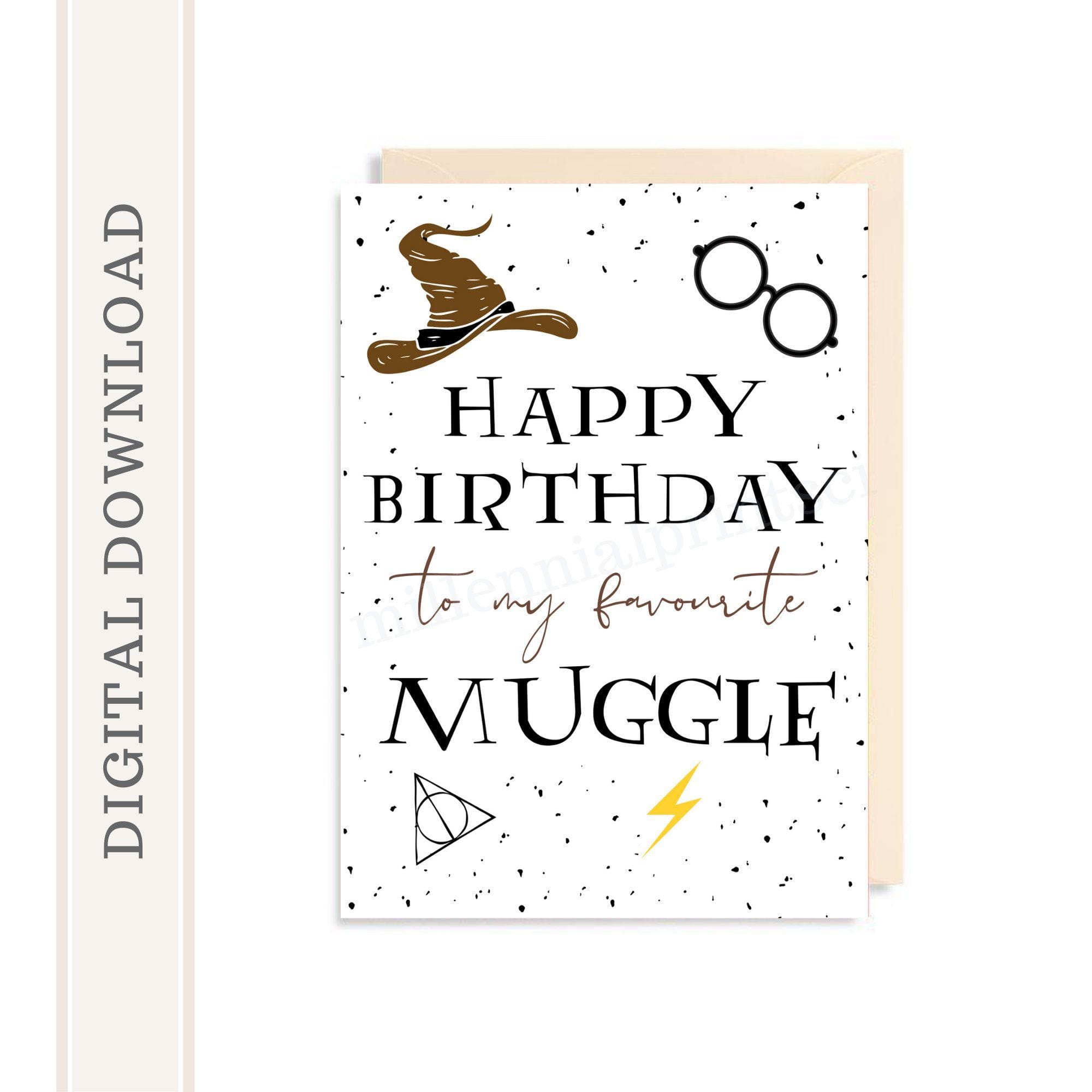 Free Printable Harry Potter Birthday Cards