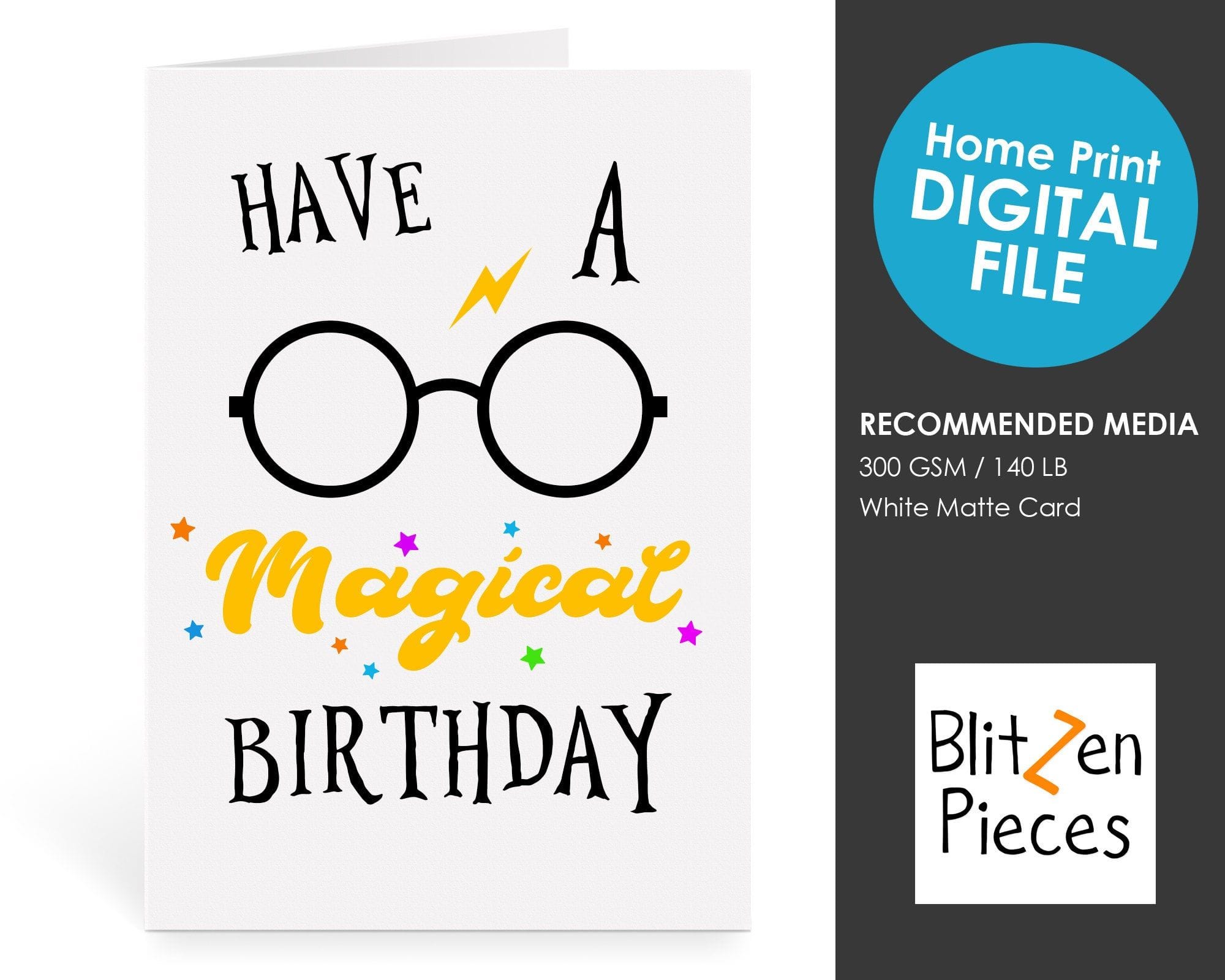 Printable Harry Potter Birthday Cards Free